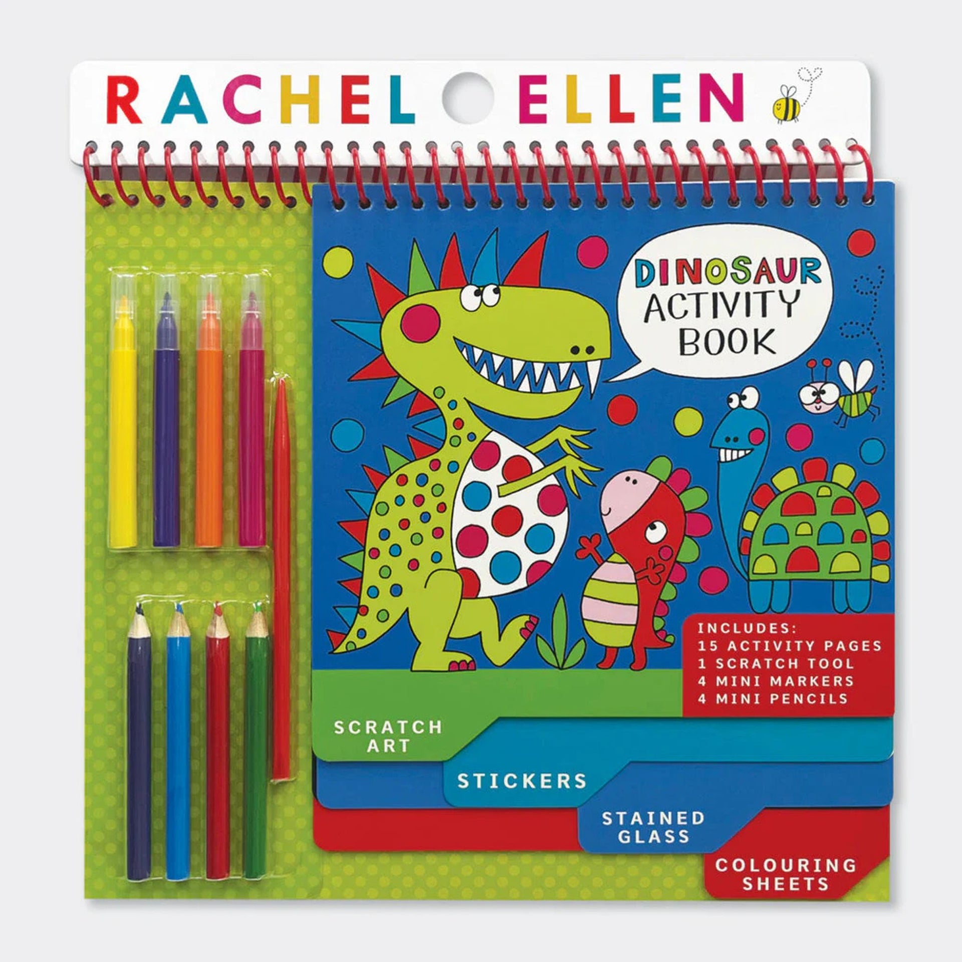 Rachel Ellen Designs Dinosaur Activity Book