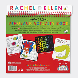 Rachel Ellen Designs Dinosaur Activity Book