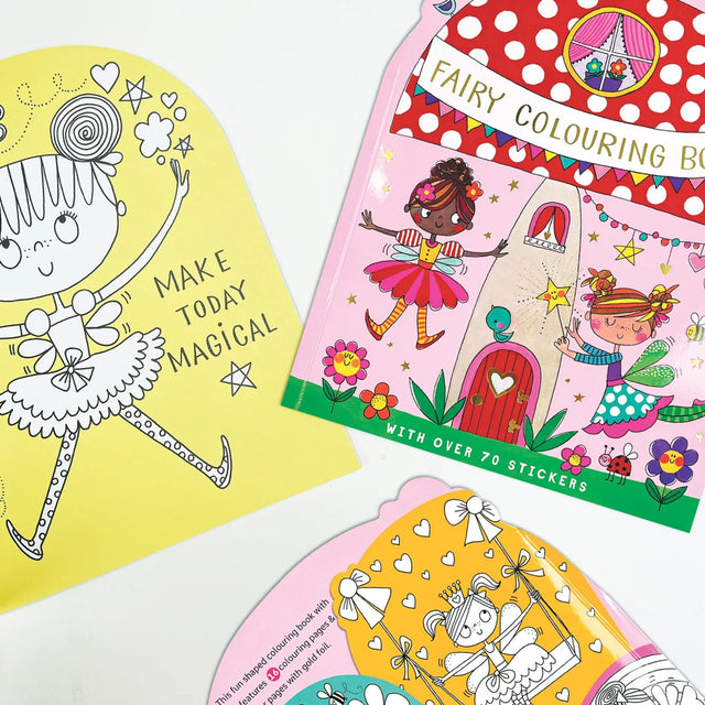 Rachel Ellen Designs Fairy Colouring Book With Stickers