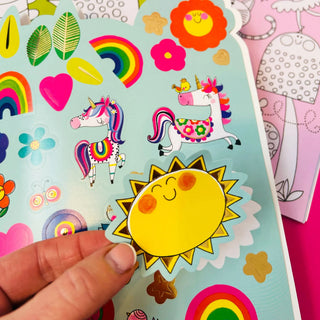 Rachel Ellen Designs Fairy Colouring Book With Stickers