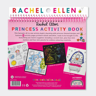 Rachel Ellen Designs Fairytale Princess Activity Book