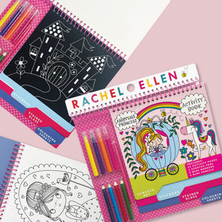 Rachel Ellen Designs Fairytale Princess Activity Book