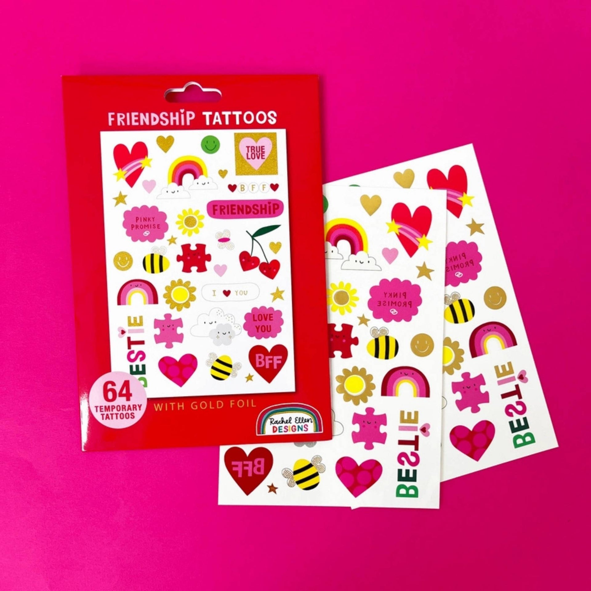 Rachel Ellen Designs Temporary Tattoos - Friendship