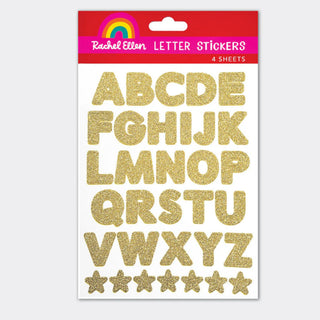 Rachel Ellen Designs Glitter Letter Stickers
