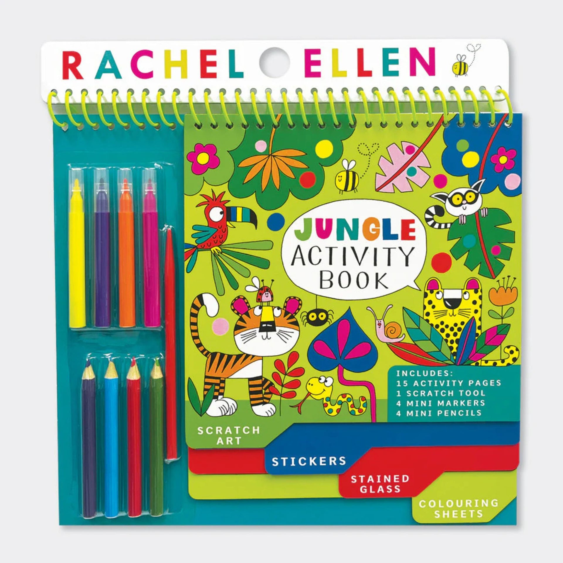 Rachel Ellen Designs Jungle Activity Book