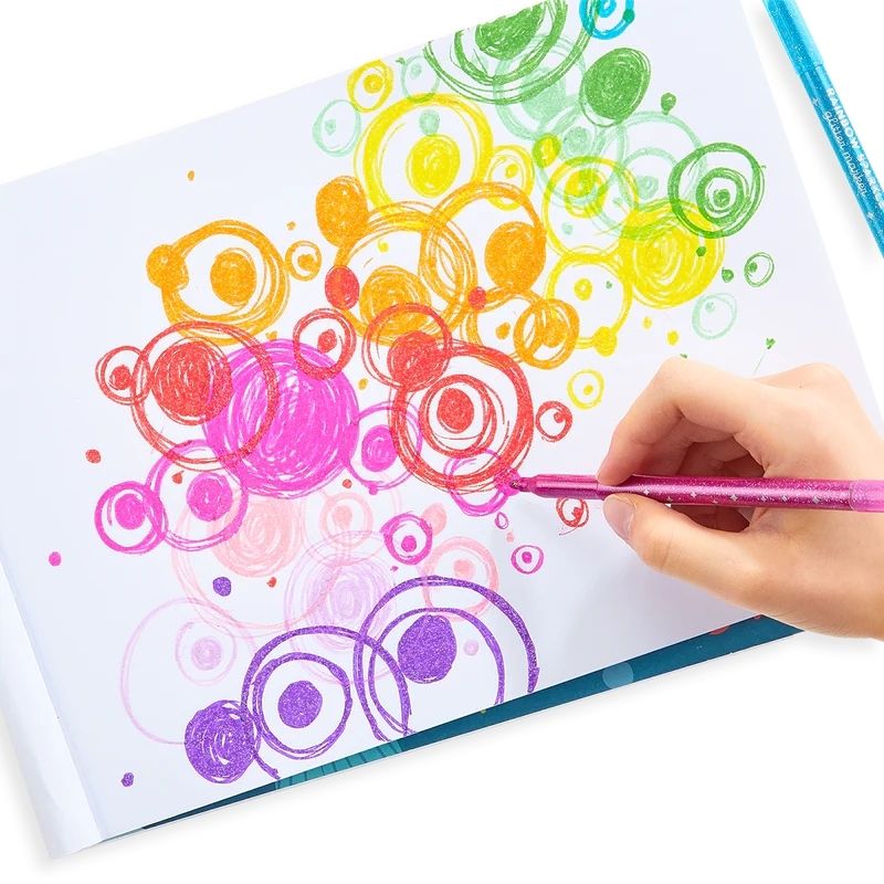 Ooly Rainbow Sparkle Glitter Markers - Set of 15