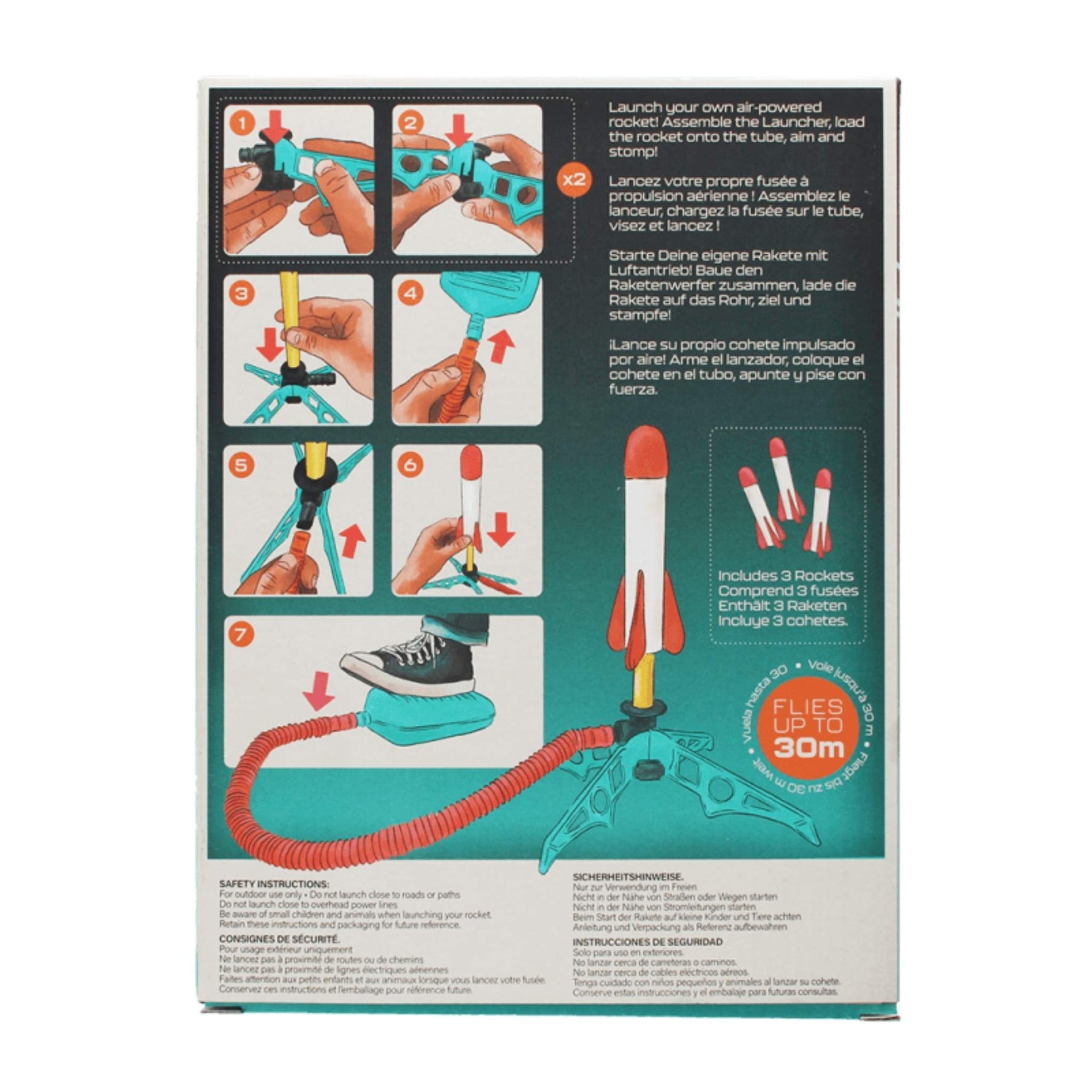 Rex London Air-Powered Rocket Set