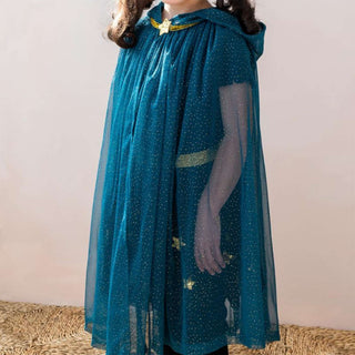 Rex London Glitter Cape - Teal
