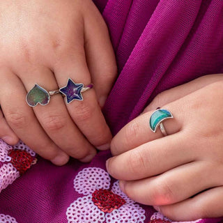 Rex London Heart, Star & Moon Mood Rings