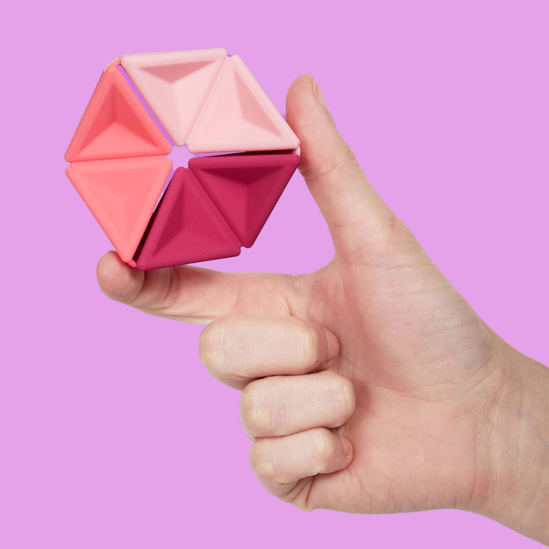 SPEKS Pivot Flexagon - Magenta