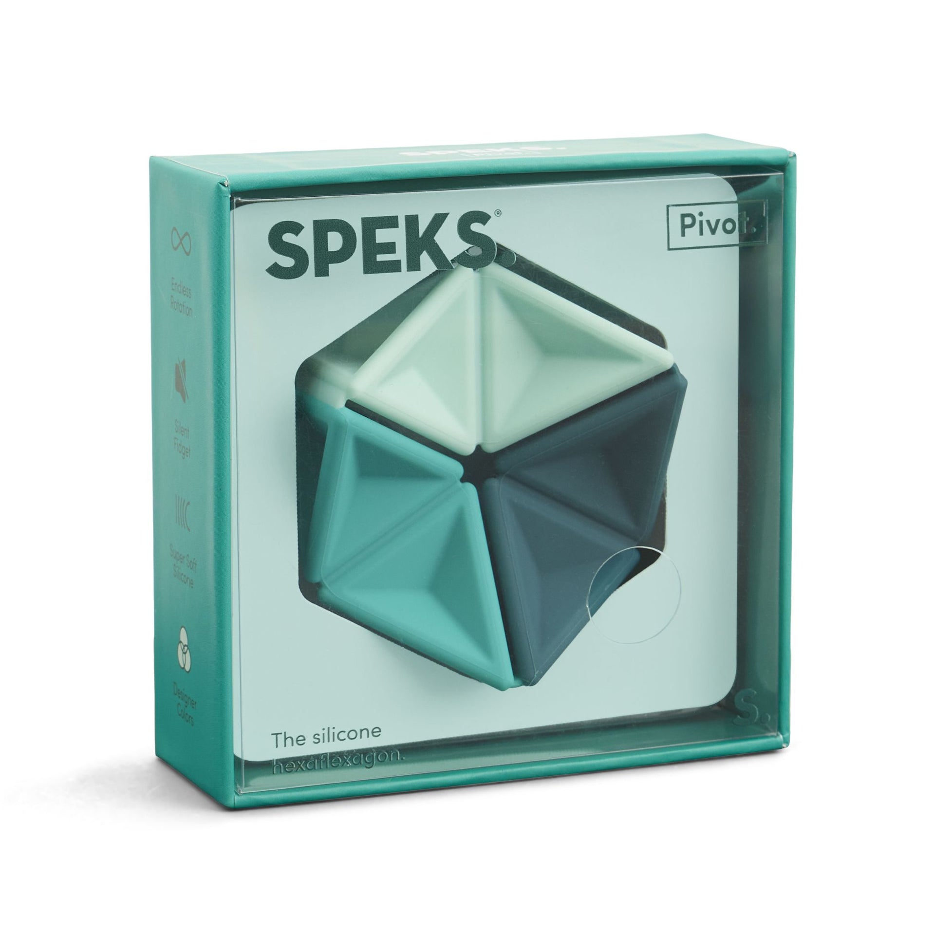 SPEKS Pivot Flexagon - Teal