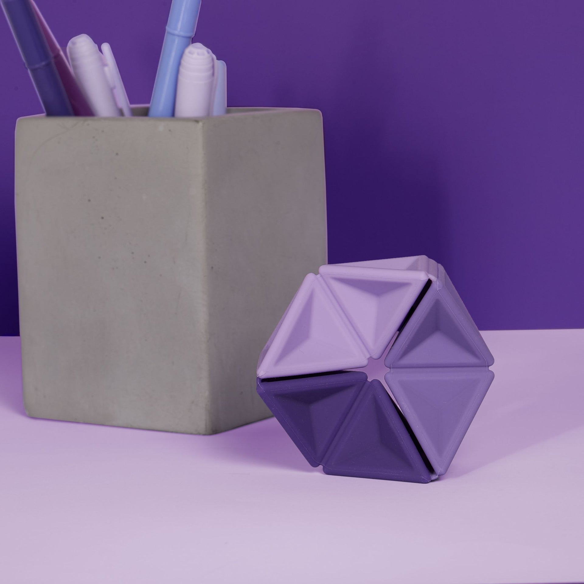 SPEKS Pivot Flexagon - Violet