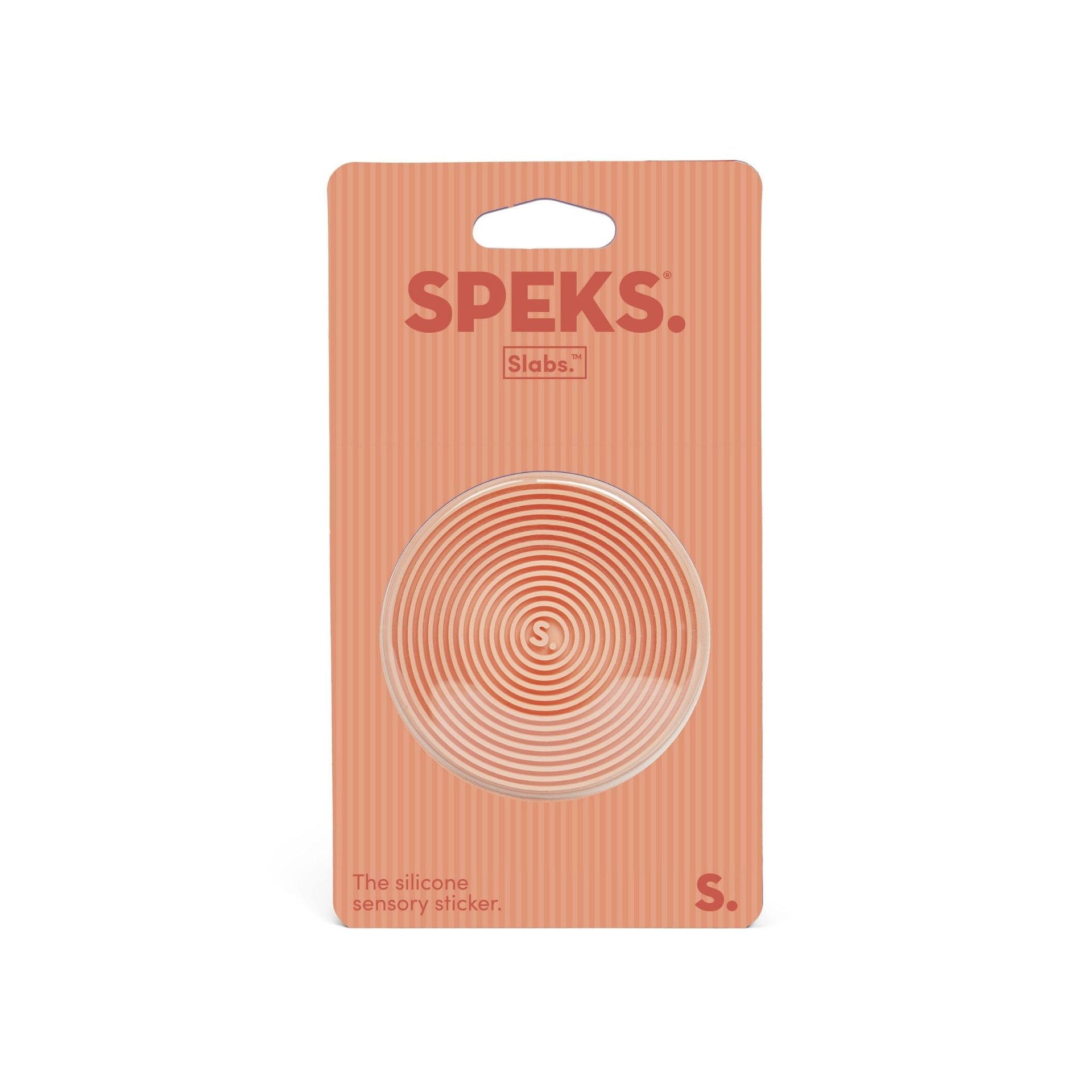 SPEKS Slabs Sensory Sticker - Groove Orange