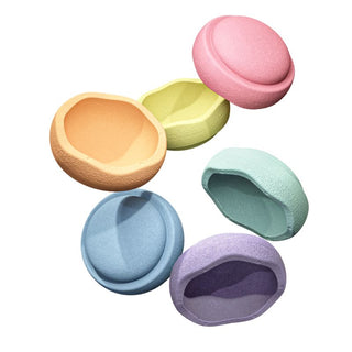 Stapelstein Stepping Stones - Pastel Set Of 6