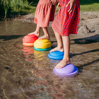 Stapelstein Stepping Stones - Rainbow Classic Set Of 6