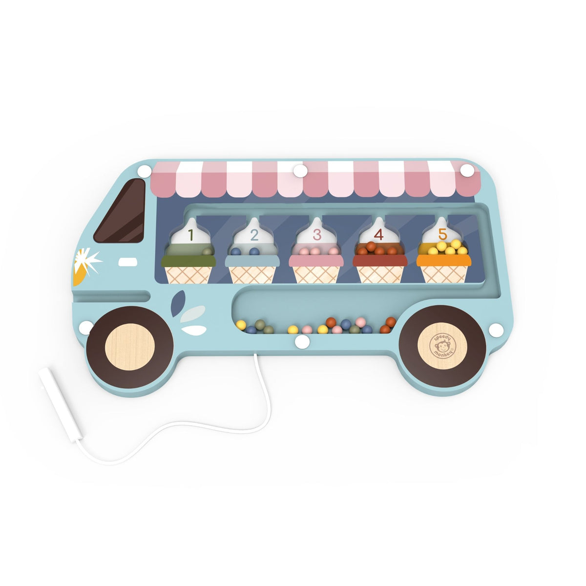 Speedy Monkey Ice Cream Magnetic Maze