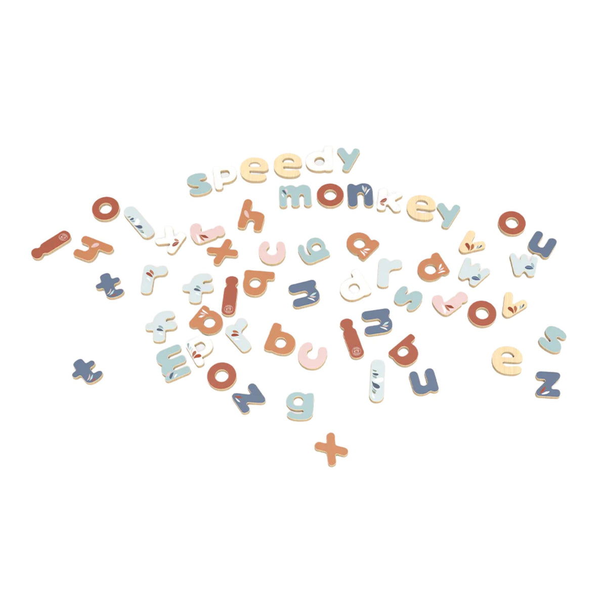 Speedy Monkey Magnetic Letters - 60 Pieces