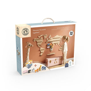 Speedy Monkey World Map Animal Shelf