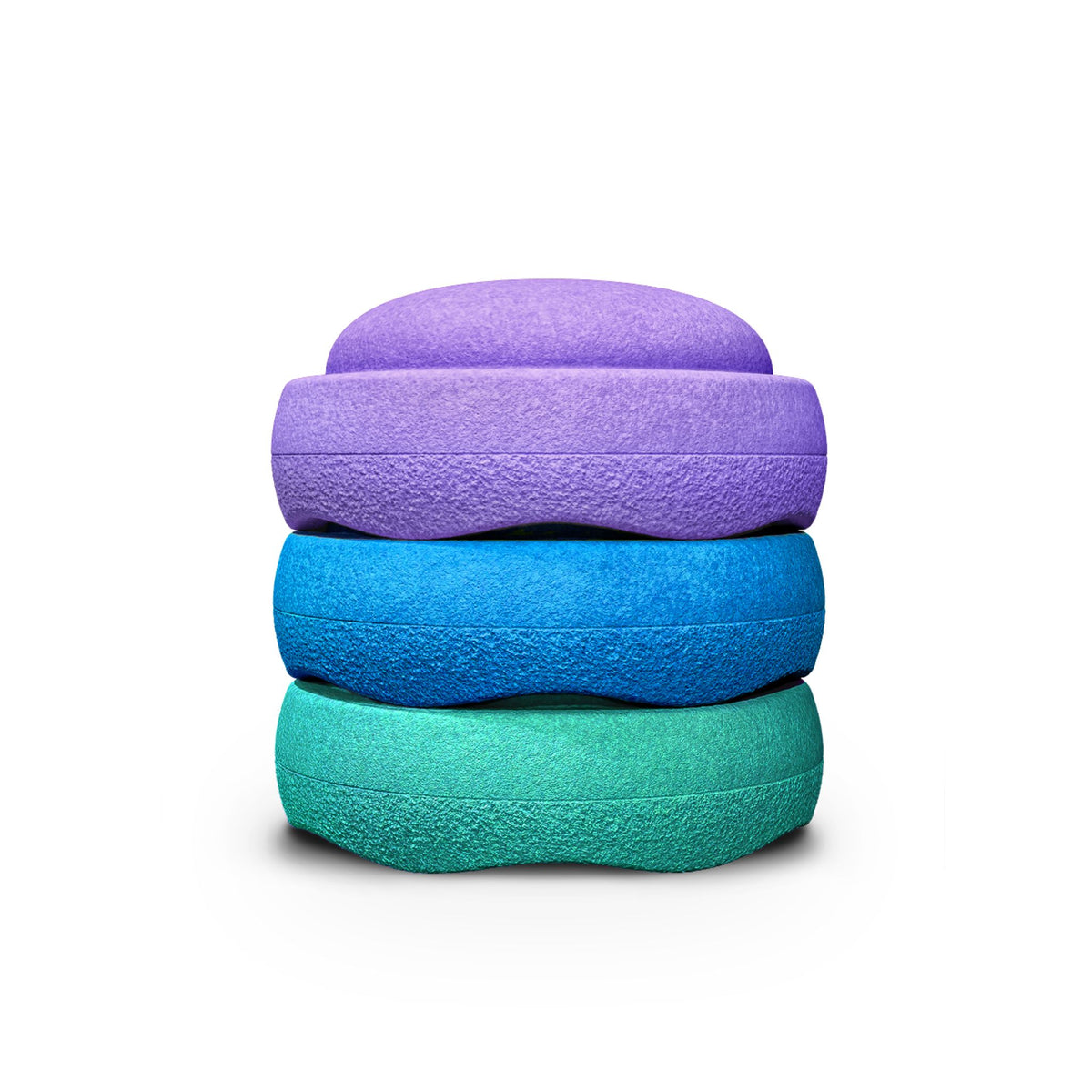 Stapelstein Stepping Stones - Cool Rainbow Set of 3