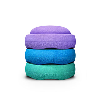 Stapelstein Stepping Stones - Cool Rainbow Set of 3