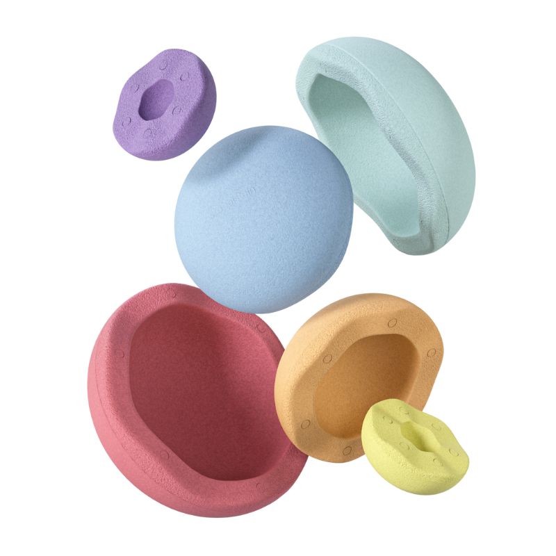 Stapelstein Inside Pastel Set of 6