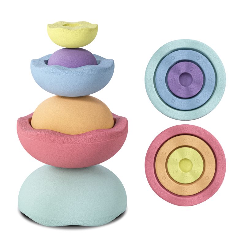 Stapelstein Inside Pastel Set of 6
