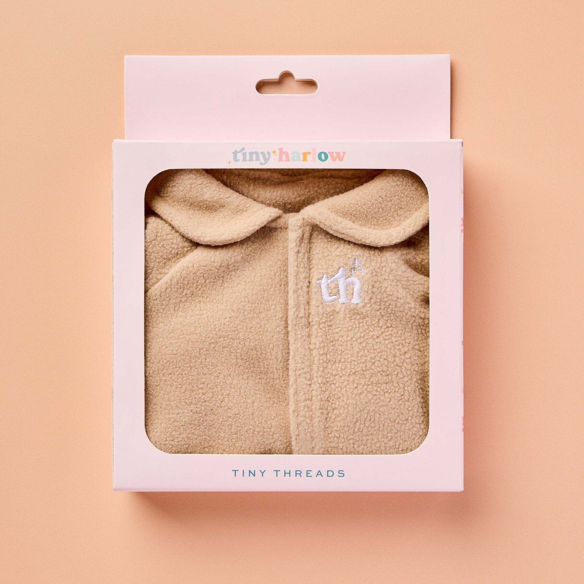 Tiny Harlow Doll Onesie - Natural