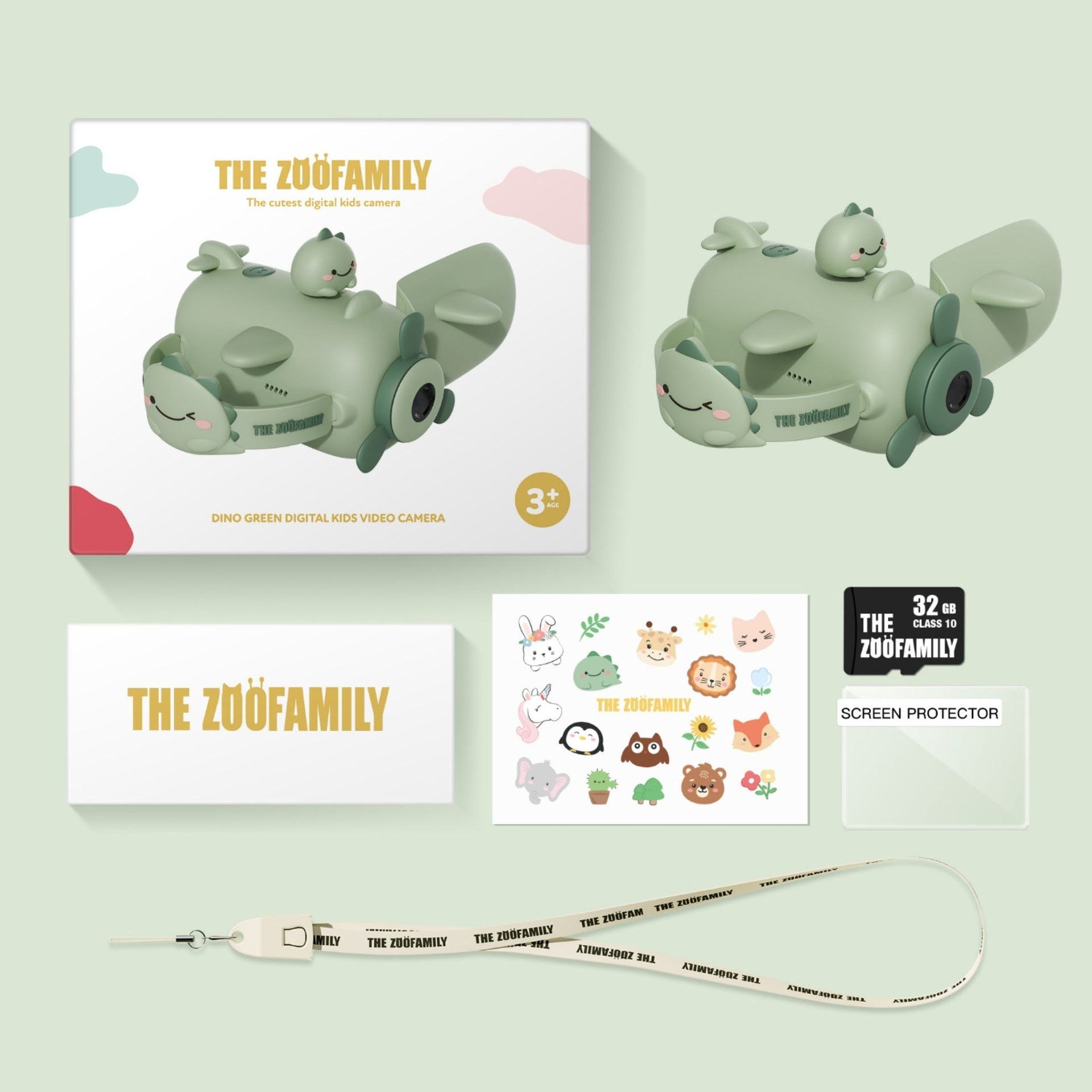 Zoofamily Zoo Video Camera - Dino Green