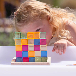 TickiT Gem Cube Mirror Tray