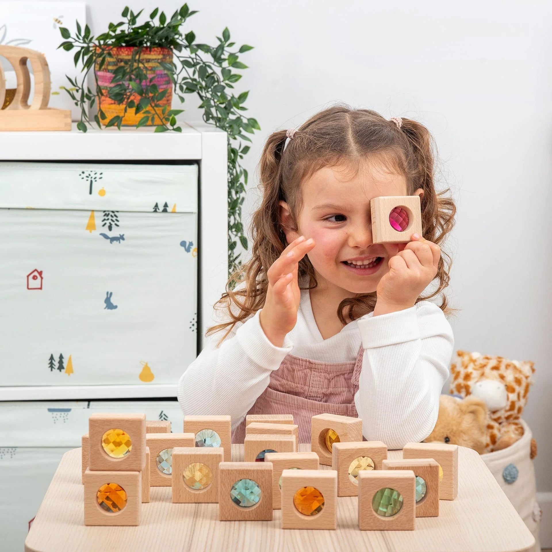 TickiT Wooden Kaleidoscope Blocks