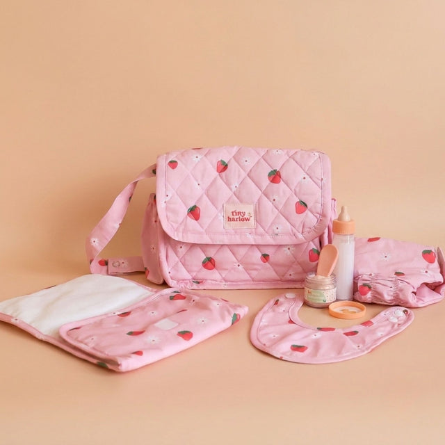 Tiny Harlow Tiny Nurturers Set - Strawberry Picnic