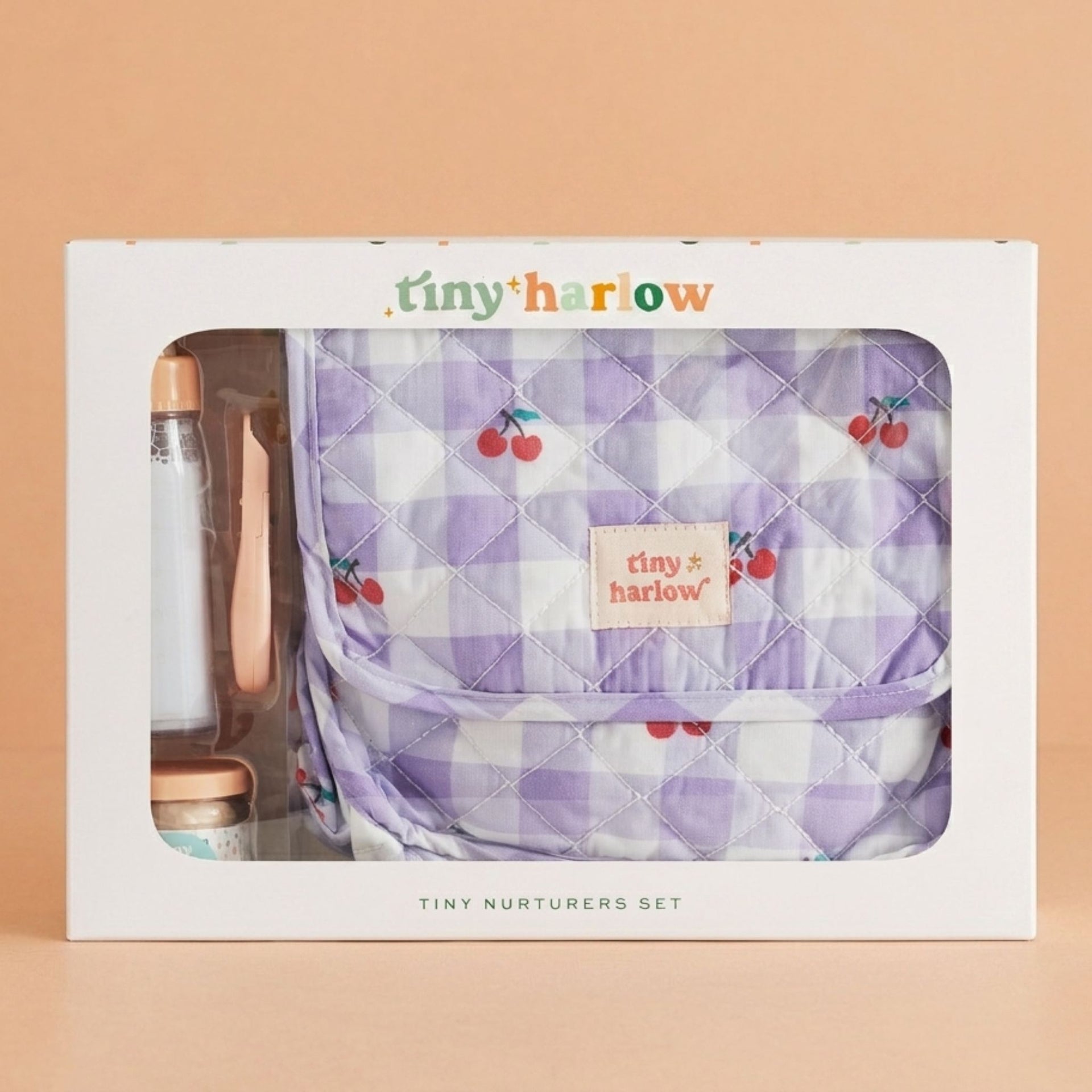 Tiny Harlow Tiny Nurturers Set - Lilac Cherry