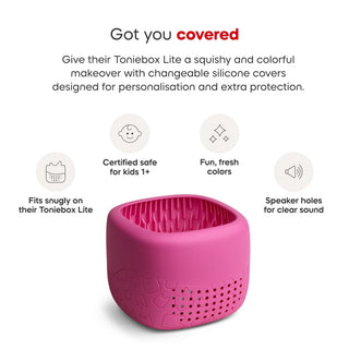 Tonies Toniebox Lite Cover - Berry Pink