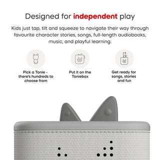 Tonies Toniebox 2 Starter Set - Moon Grey