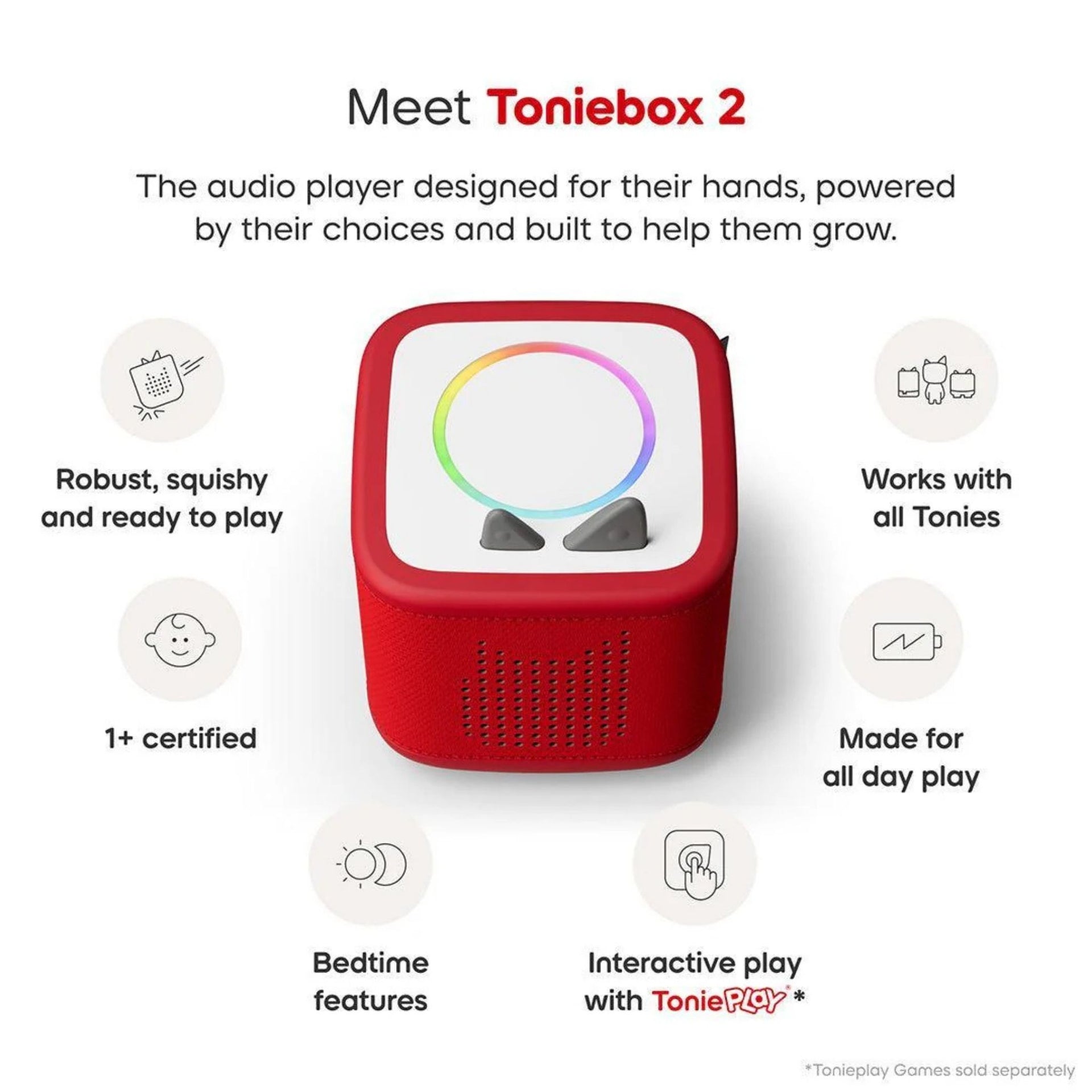 Tonies Toniebox 2 Bundle Two Characters - Disney Pixar