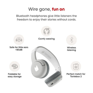 Tonies Bluetooth Headphones - Moon Grey