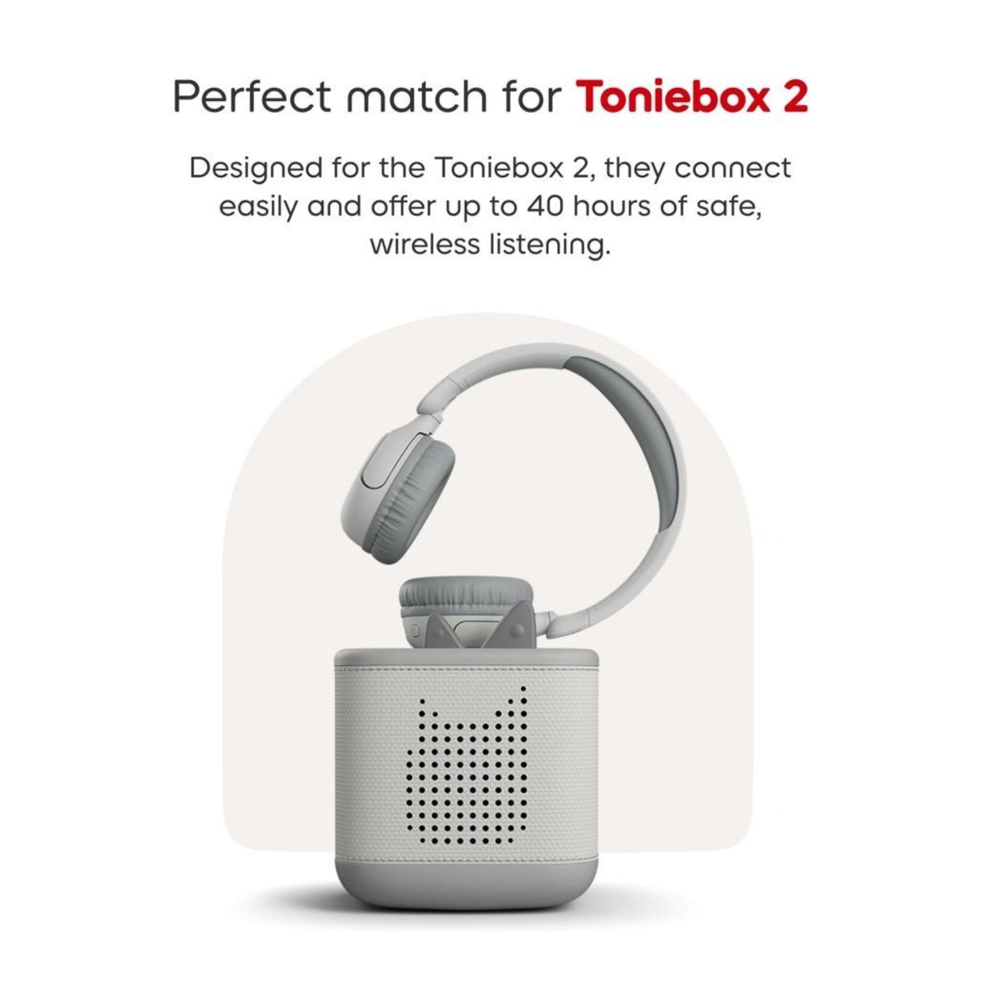 Tonies Bluetooth Headphones - Moon Grey