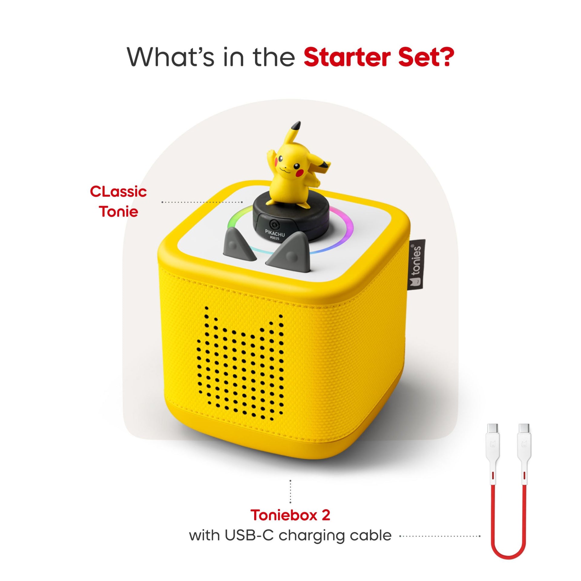 Toniebox 2 Complete Pokémon Bundle - Lightning Yellow