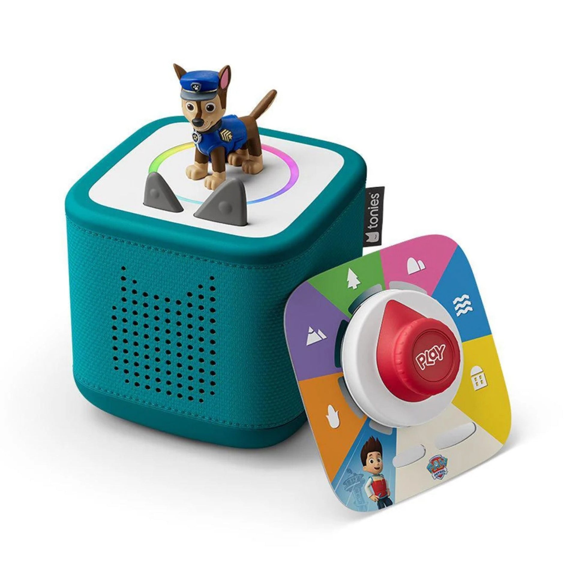 Tonies Toniebox 2 Play Set Paw Patrol Chase - Tropical Teal