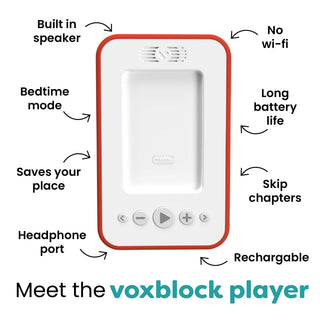 Voxblock Audiobook Player - Red