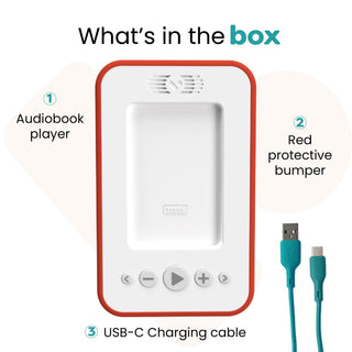 Voxblock Audiobook Player - Red