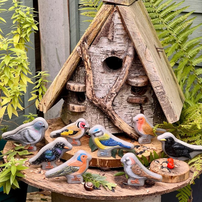 Yellow Door Sensory Play Stones - Birds