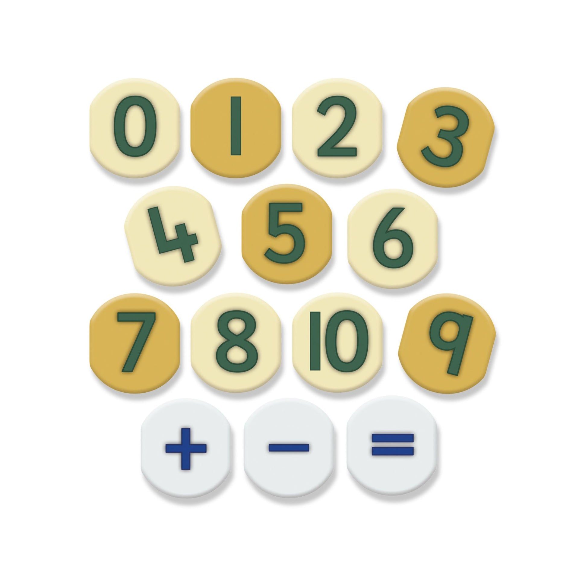 Yellow Door Number Stamping Stones