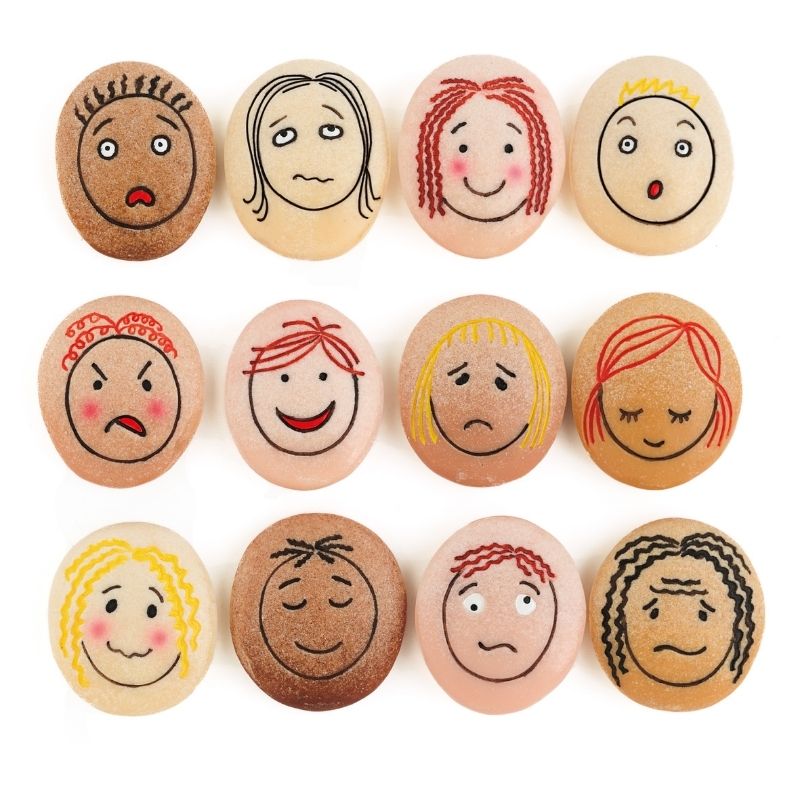 Yellow Door Emotion Stones