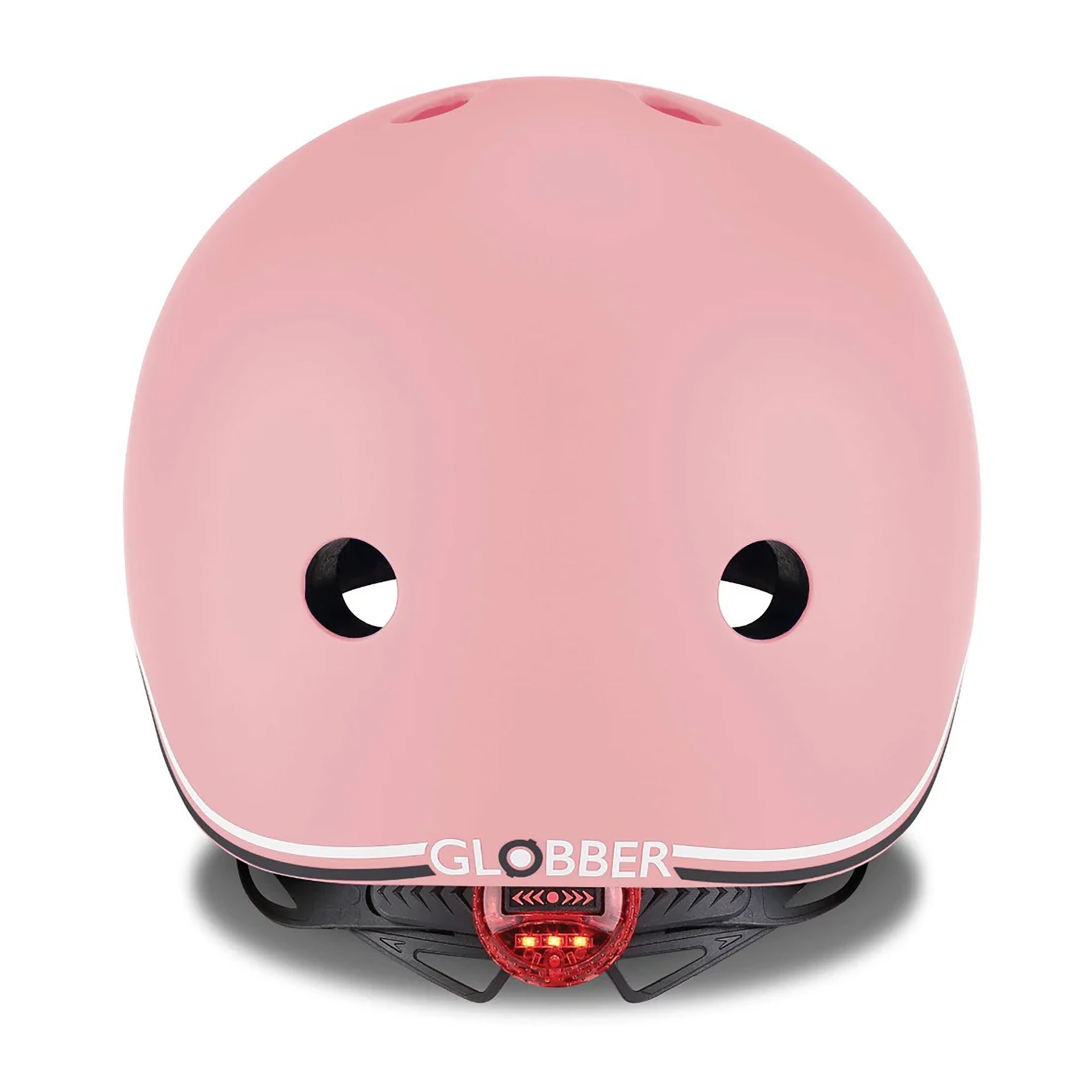 Globber GO-UP Helmet With Lights 45-51cm - Pastel Pink