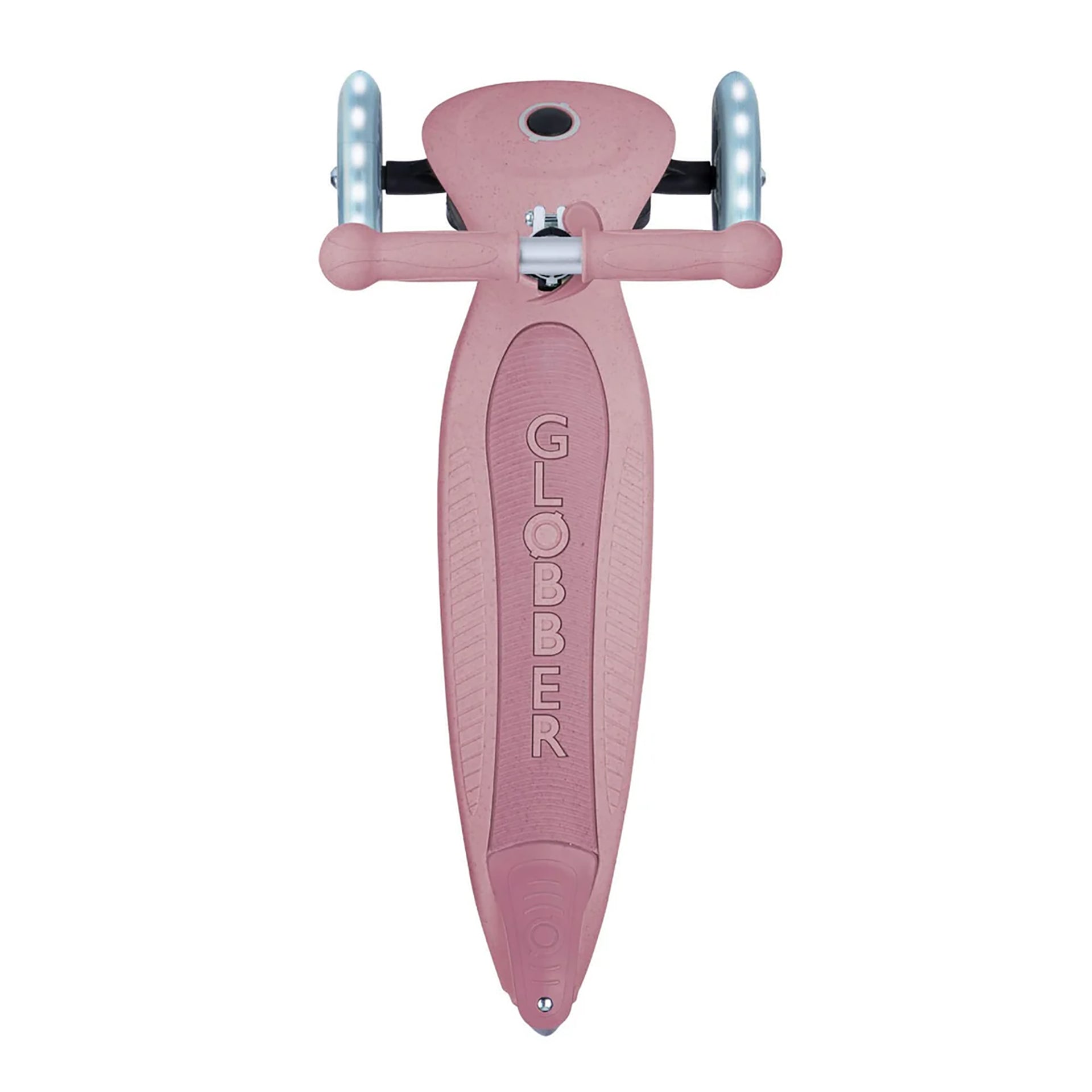 Globber Junior Foldable Lights Ecologic Scooter - Berry