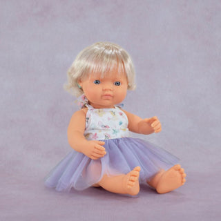 Miniland Girl Doll With Hearing Implant Olive - 38cm
