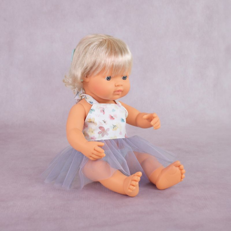 Miniland Girl Doll With Hearing Implant Olive - 38cm