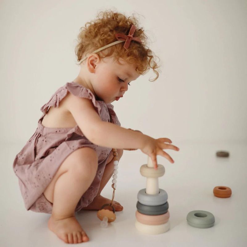 Mushie Stacking Ring Tower - Original