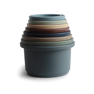 Mushie Stacking Cups - Forest
